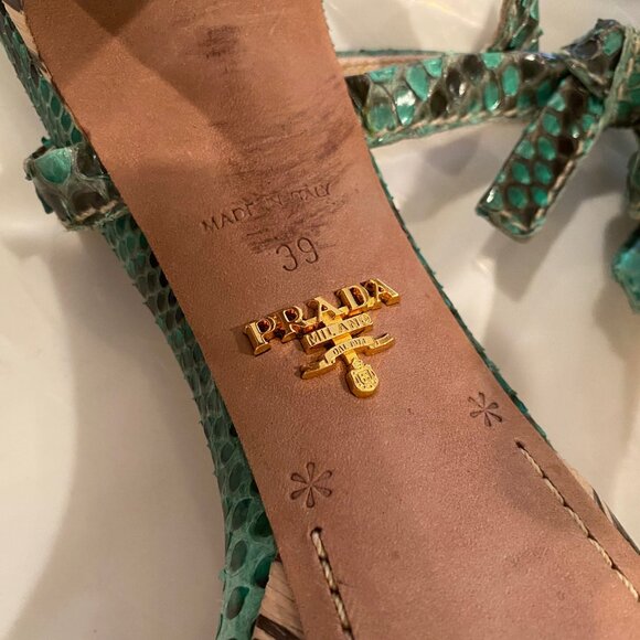 PRADA - SKIN PLATFORM SANDAL - Picture 7 of 7